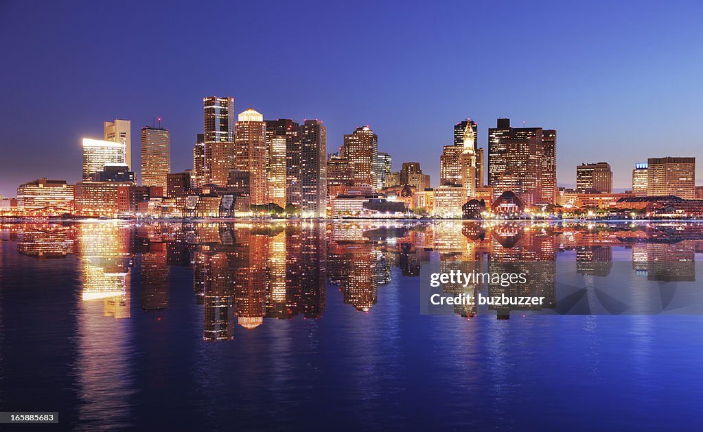 Beautiful Boston City Highlights Reflection
