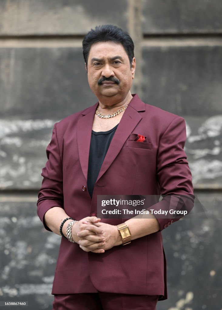 Indian Kumar Indian Idol Judge and singer Kumar Sanu on the set of Indian Idol ...