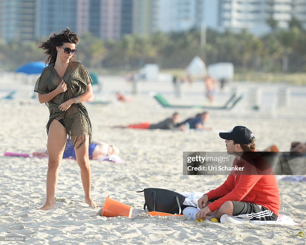 Miami Celebrity Sightings - April 6, 2013
