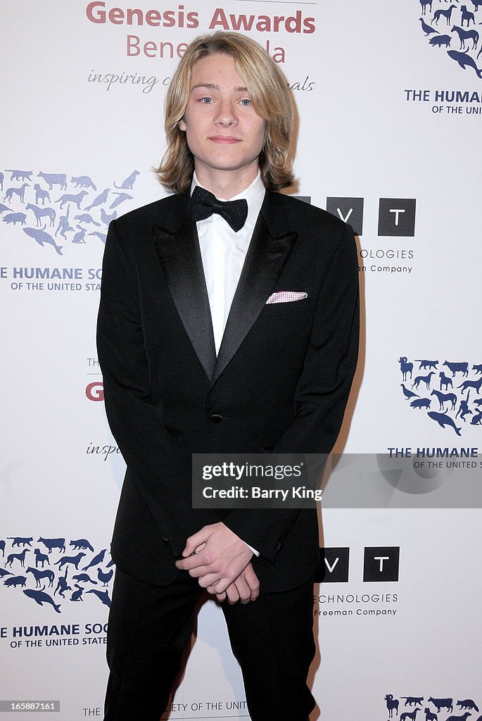 The Humane Society's 2013 Genesis Awards Benefit Gala - Arrivals