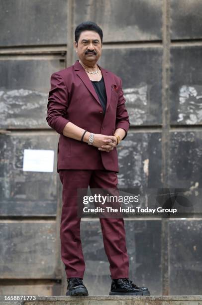 Mumbai, India – August 28: Indian Idol Judge and singer Kumar Sanu on the set of Indian Idol promo photo shoot in Mumbai, Maharashtra on August 28,...