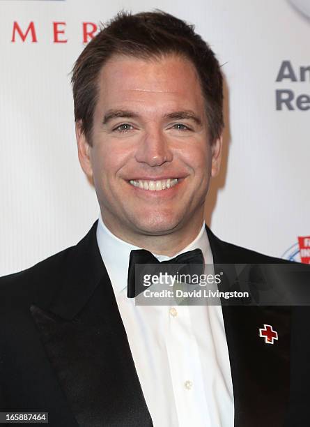 Actor Michael Weatherly attends the 7th Annual American Red Cross Red Tie Affair at the Fairmont Miramar Hotel on April 6, 2013 in Santa Monica,...