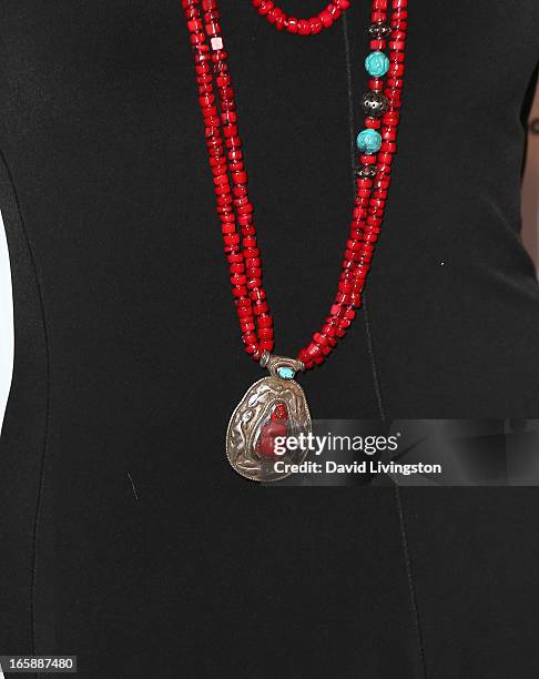 Actress Susan Blakely attends the 7th Annual American Red Cross Red Tie Affair at the Fairmont Miramar Hotel on April 6, 2013 in Santa Monica,...