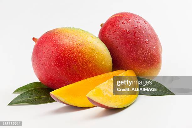 mango - tropical fruit stock pictures, royalty-free photos & images