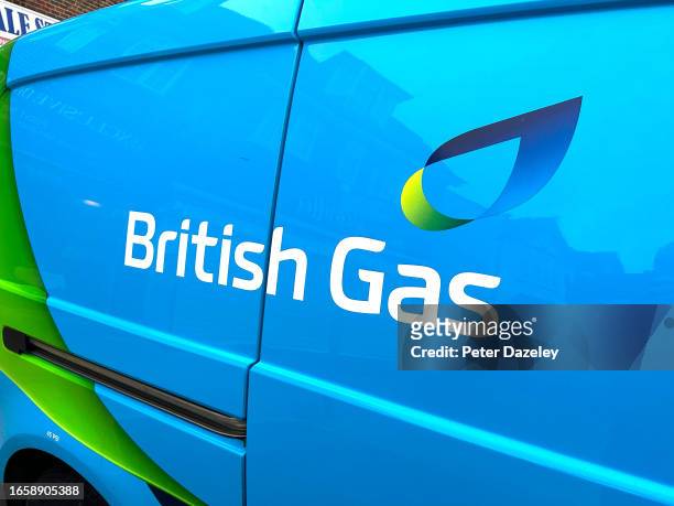 September 2023: British Gas Van logo parked