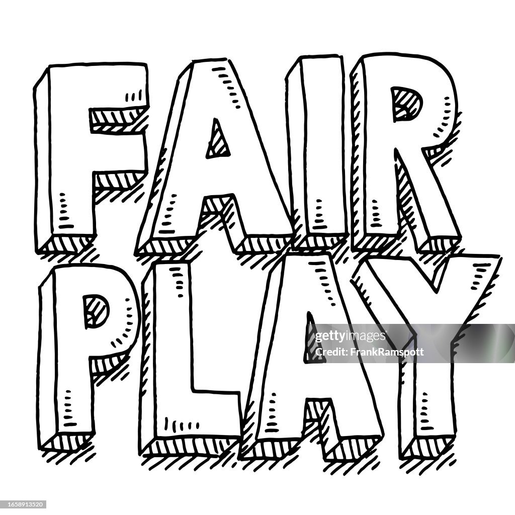 Fair Play Text Drawing High Res Vector Graphic Getty Images fair-play-text-drawing-high-res-vector-graphic-getty-images