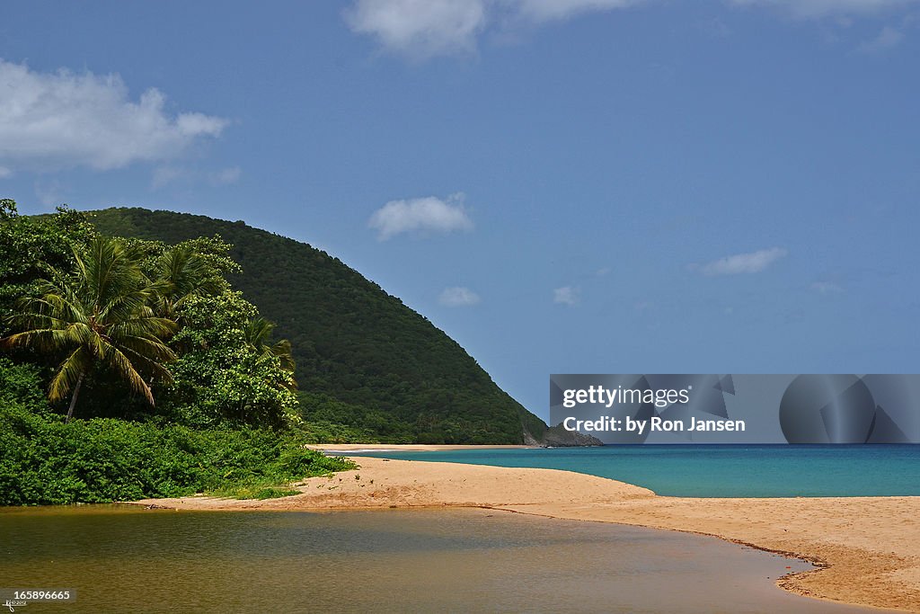 Summer at Grand Anse beach, Guadeloupe.!