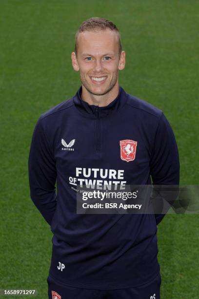 Rick Scherp during an photocall of FC Twente Women on August 28, 2023 at Grolsch veste in Enschede, Netherlands.