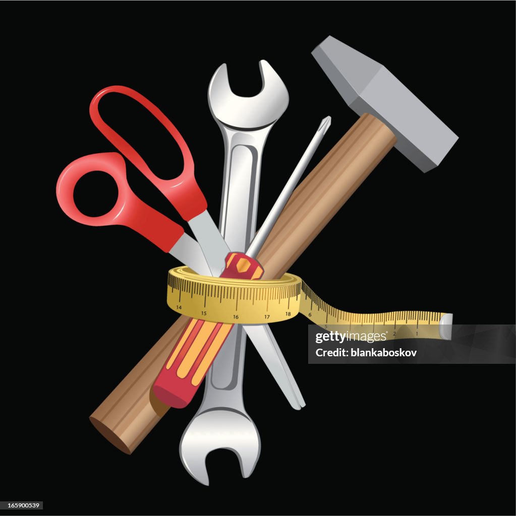 Vector Tool Set Tool Set High-Res Vector Graphic - Getty Images