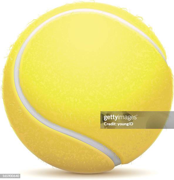 bildbanksillustrationer, clip art samt tecknat material och ikoner med tennis ball - tennis macro