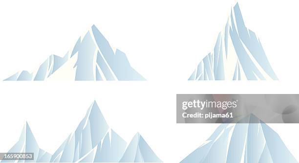 mountains - mountain range stock illustrations