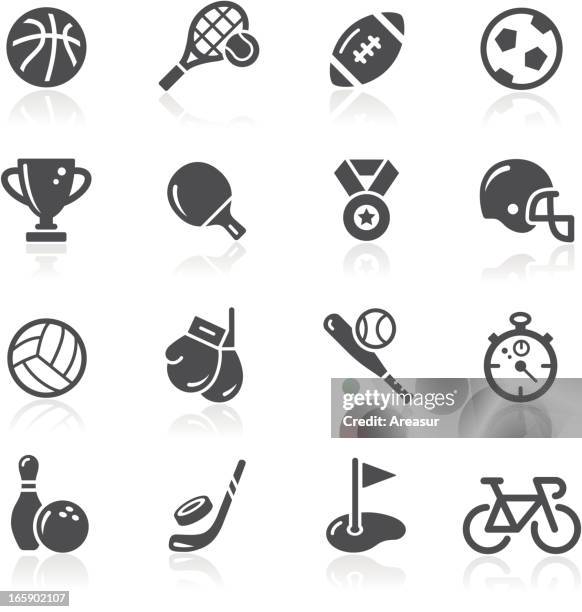 sport icons - baseball helmet stock illustrations