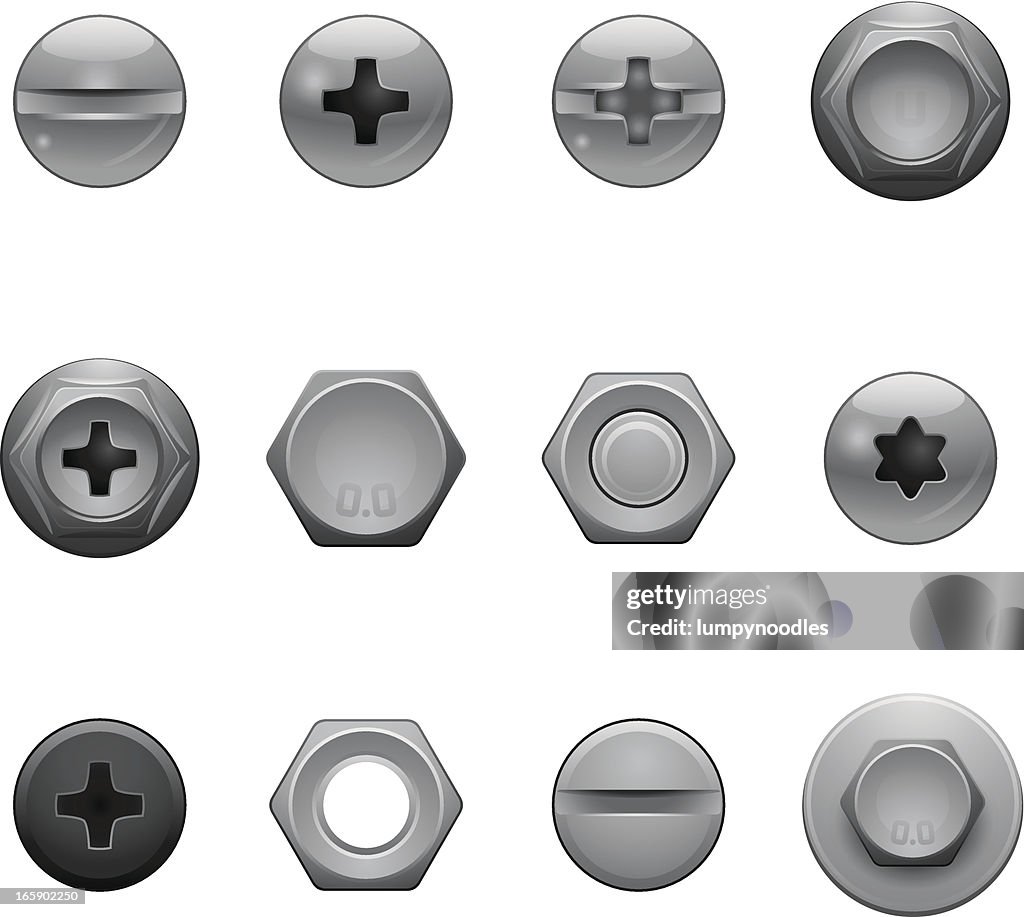 Screw Head Icons