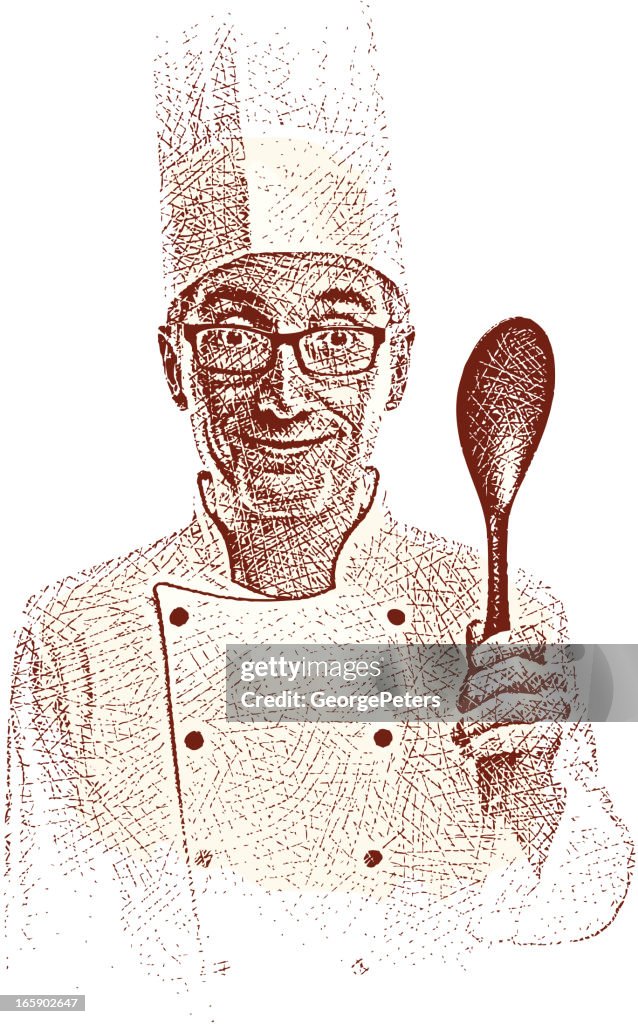 Rectangular Happy Chef Happy Chef High-Res Vector Graphic - Getty Images