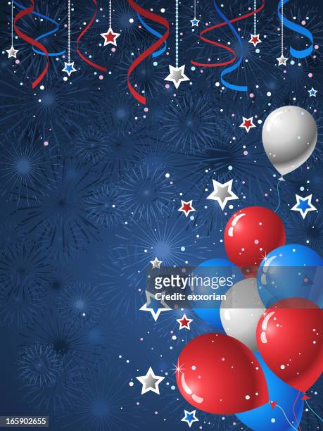 american style background - political party stock illustrations