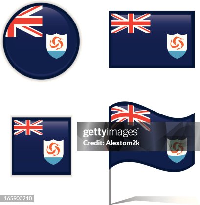 Anguilla flags Anguilla flags