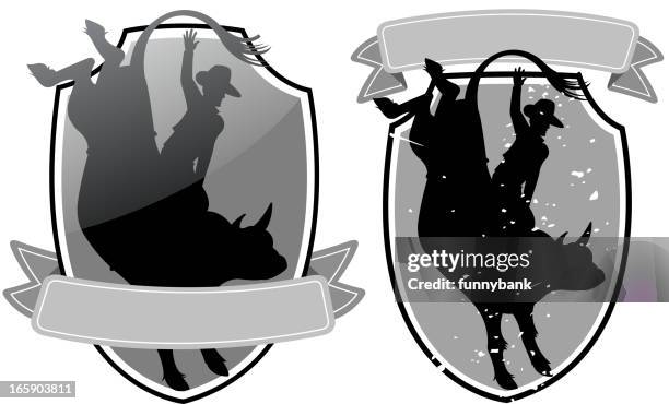 Rodeo Shield High-Res Vector Graphic - Getty Images