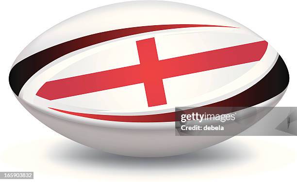 english rugby ball - rugby team stock illustrations