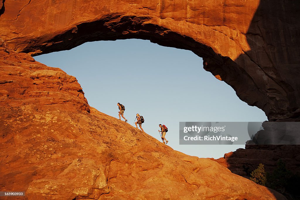 Hikers de ventana