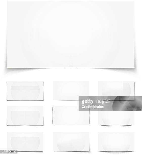 stockillustraties, clipart, cartoons en iconen met web shadows - blanco color