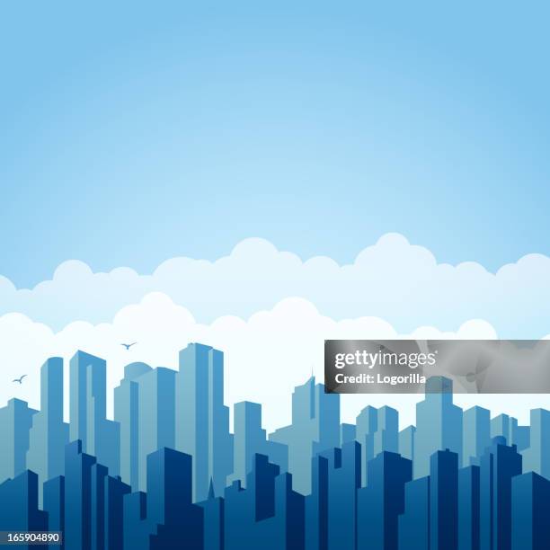 ilustraciones, imágenes clip art, dibujos animados e iconos de stock de fondo de la ciudad - city buildings