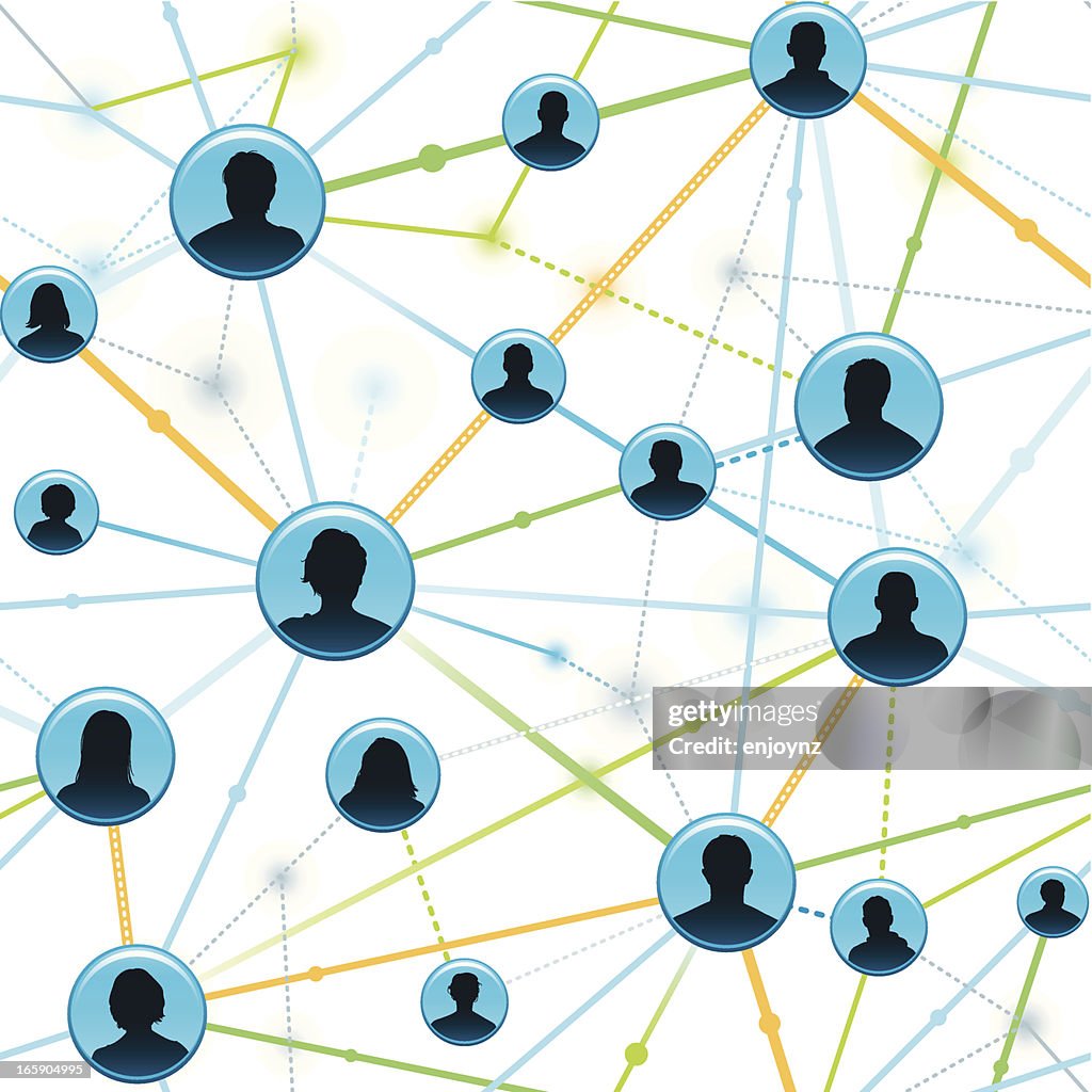 Social Networking Background Seamless Social Networking Background High-Res Vector Graphic - Getty ...