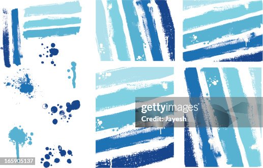 Designer Vector Element Collection - Painted Texture Stripes Background Designer Vector Element Collection - Painted Texture Stripes Background