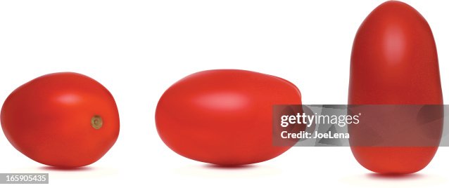Three Plum Tomatoes Three Plum Tomatoes