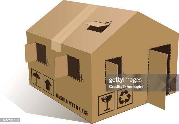 open home box - foot bone stock illustrations