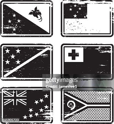 Rubber Stamp Flags Rubber Stamp Flags