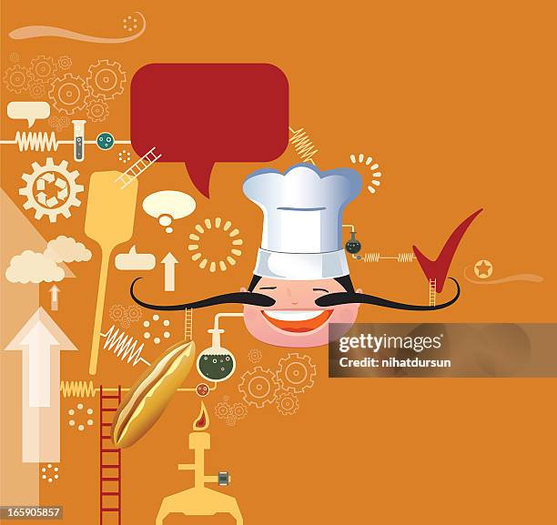 scientific chef - mobility aid stock illustrations