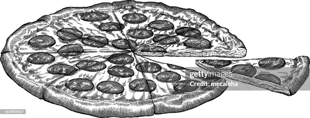 Pizza Drawing