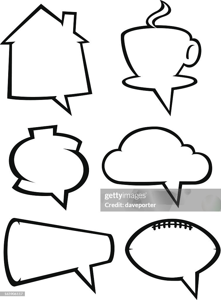 Speech bubbles 2