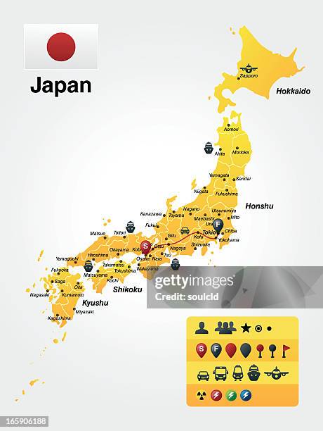 ilustrações, clipart, desenhos animados e ícones de japão - hokkaido