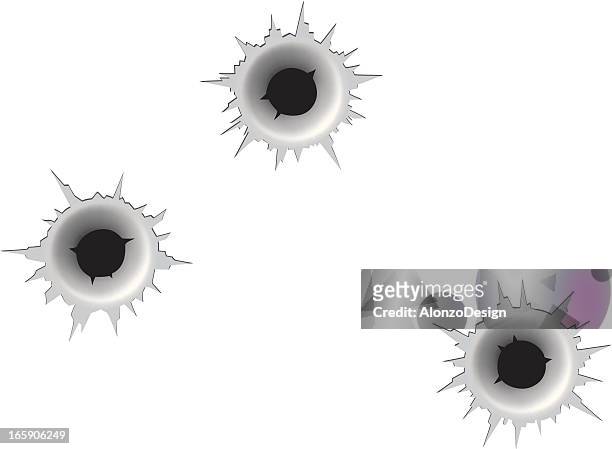 164 Bullet Hole High Res Illustrations - Getty Images