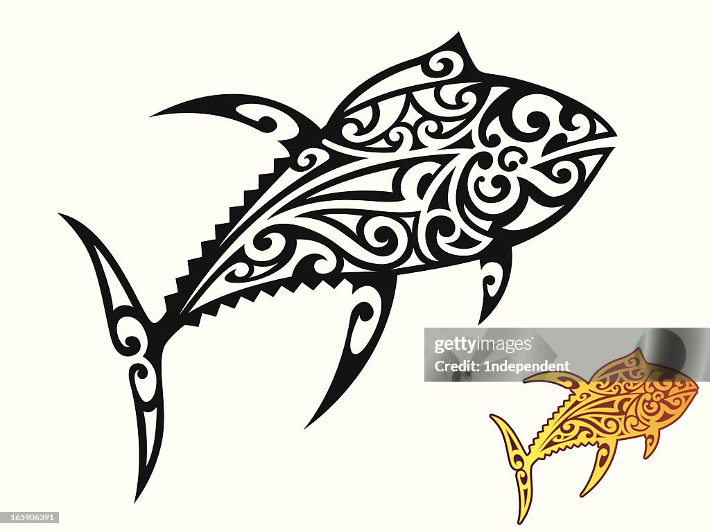 Tribal Yellowfin Tuna