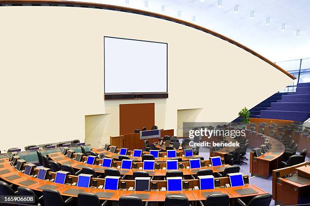 plenary room, council chamber - federal convention stock pictures, royalty-free photos & images