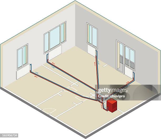 Heating Isometric Isometric Boiler Room Photos and Premium High Res Pictures - Getty Images