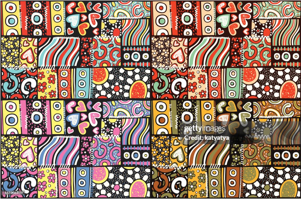 Patchwork Backgrounds High-Res Vector Graphic - Getty Images