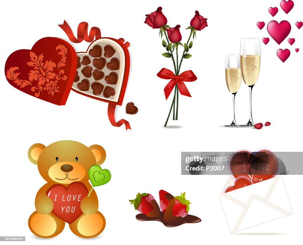 Valentine's Day Elements