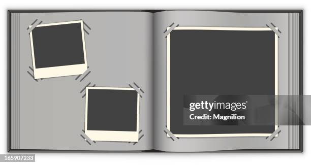 photo fotoalbum - fotoalbum stock-grafiken, -clipart, -cartoons und -symbole