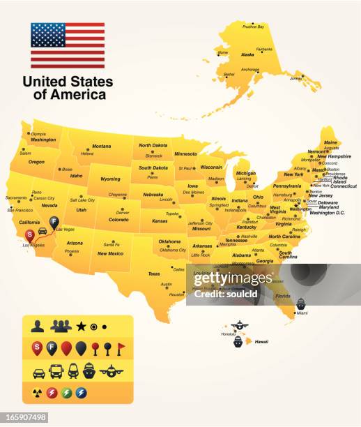 united states of america - los angeles train stock illustrations