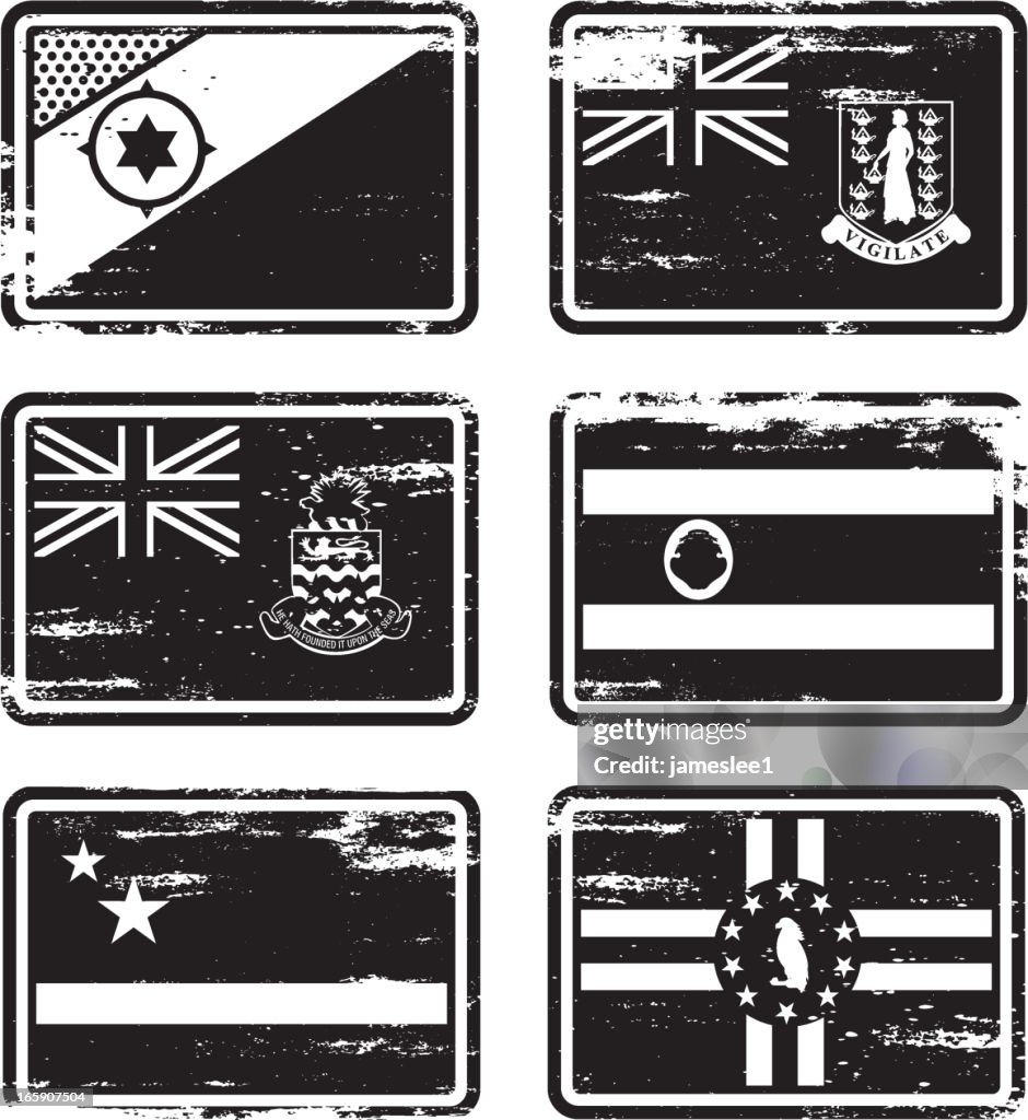 Rubber Stamp Flags