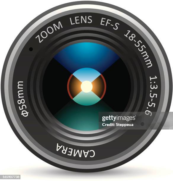 camera lens - camera aperture stock illustrations