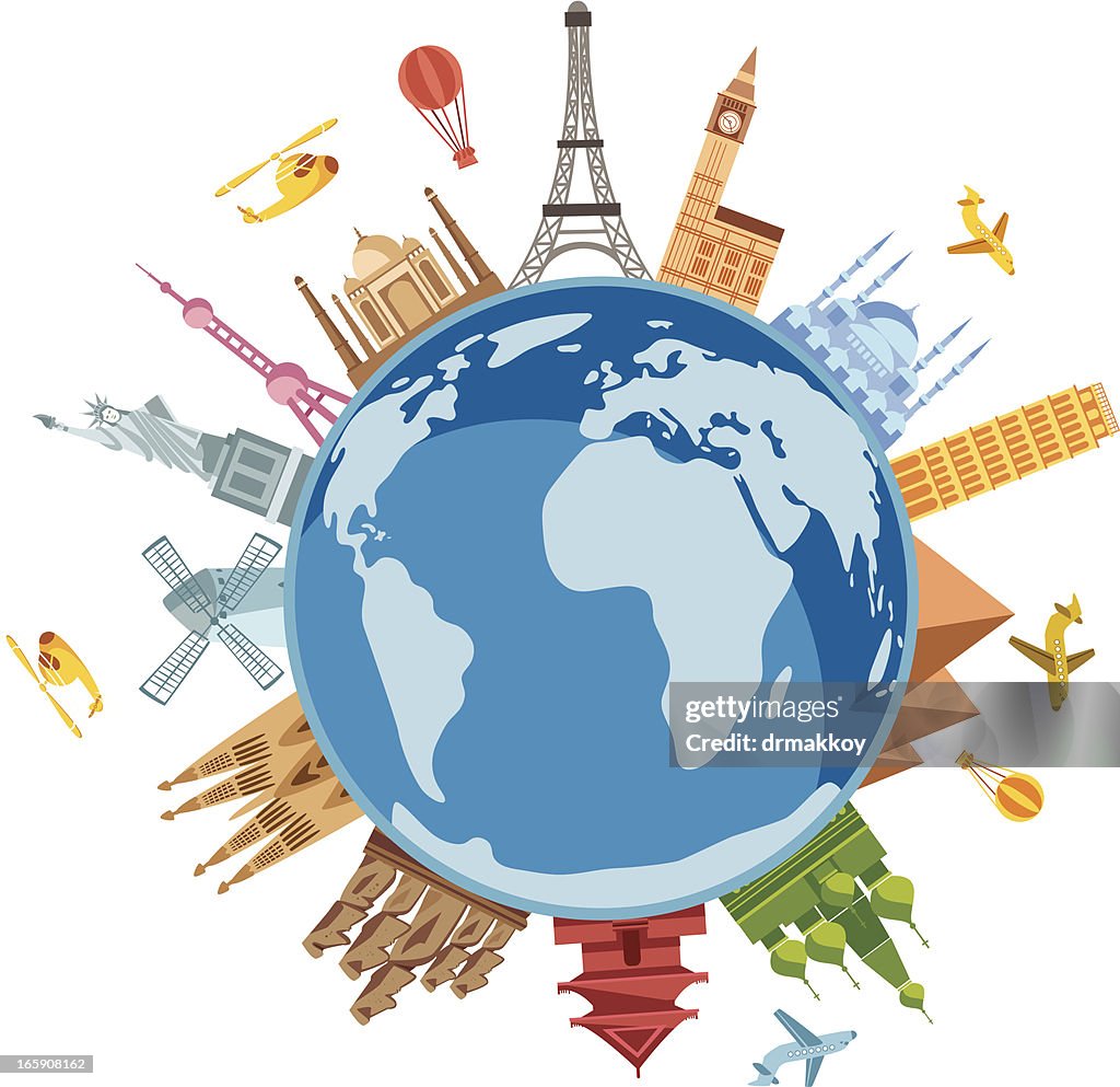 World Travel símbolos