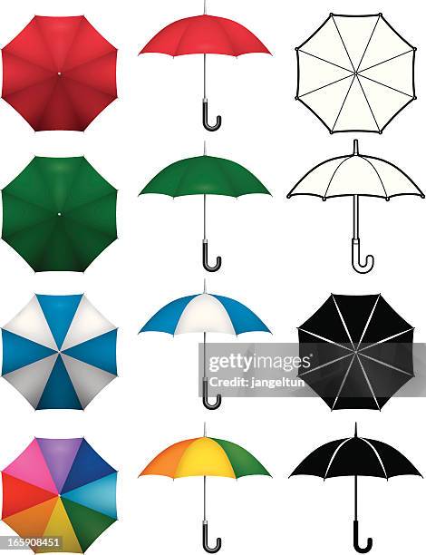 ilustraciones, imágenes clip art, dibujos animados e iconos de stock de paraguas - parasol