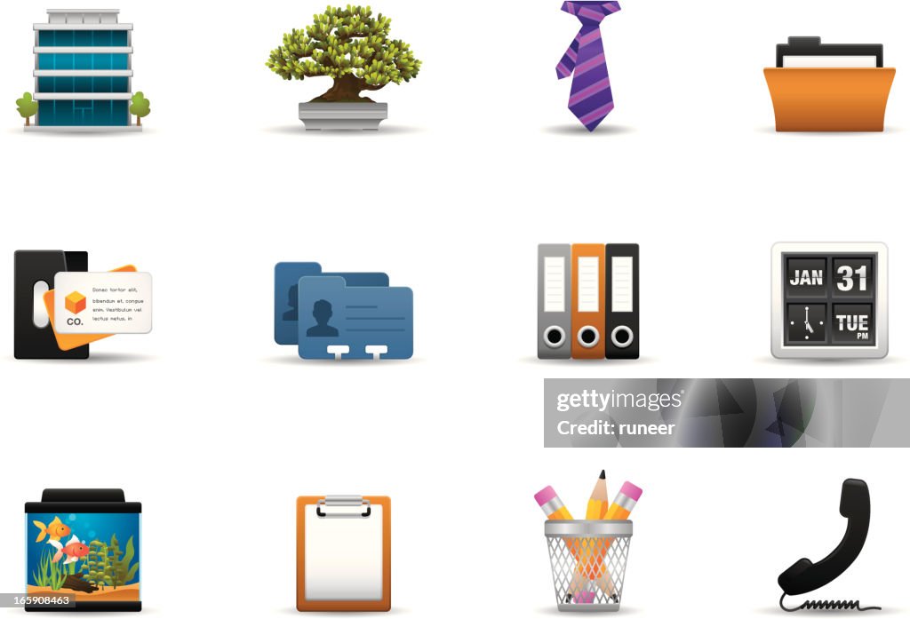 Office icons | Premium Matte series