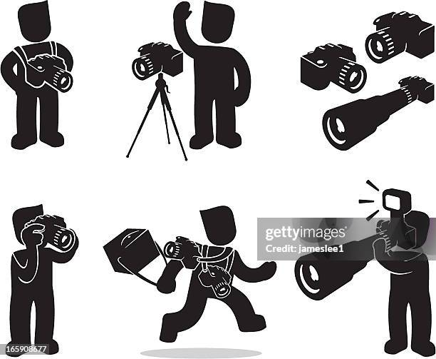 photographer - camera stand 幅插畫檔、美工圖案、卡通及圖標