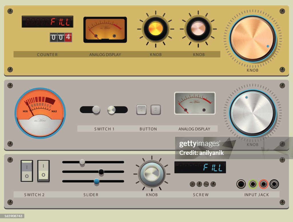 Controls And Displays High-Res Vector Graphic - Getty Images