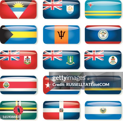 Central America & Caribbean Rectangular Flags (A) Central America & Caribbean Rectangular Flags (A)
